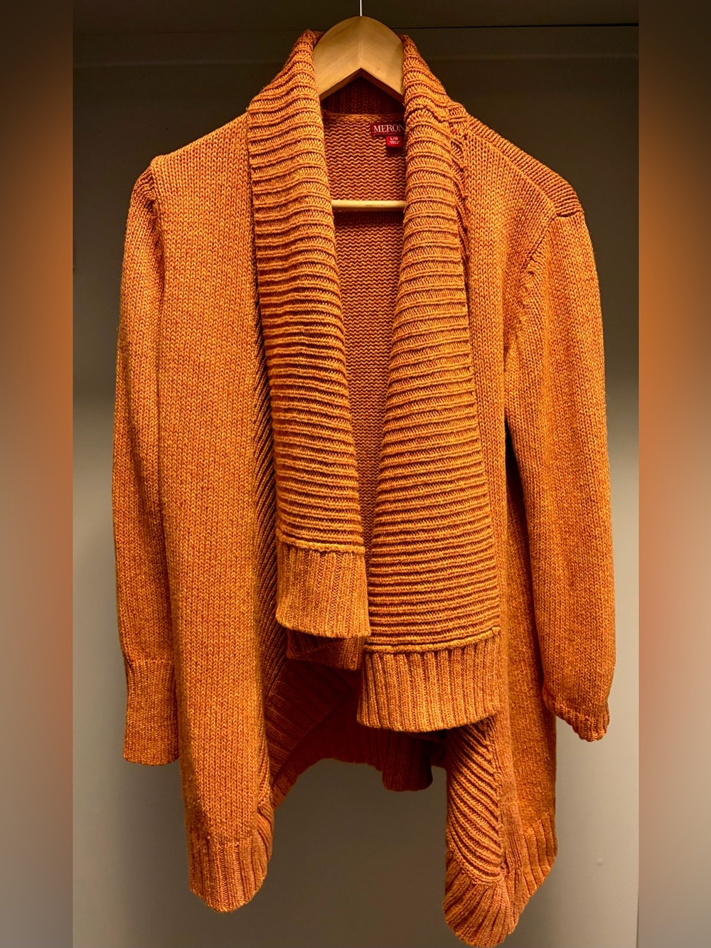 MERONA Open-Front Waterfall Cardigan